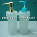 300ml glass bath lotion bottle
