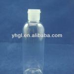 plastic dished lid bottle PET clear /household articles press