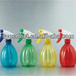 Spray PE bottle / plastic spray bottles with labels