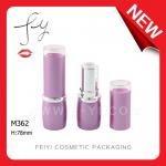 Brand lipstick tube with transparency