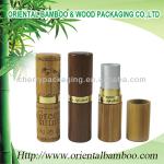 OEM 2014 New Design Lipstick Container Bamboo Lip Balm Tubes High Quality Lipstick case