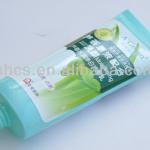 oval cosmetic tube for personal cleanser
