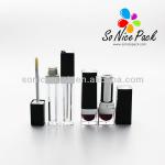 Empty Plastic Lip gloss tube cosmetic packaging