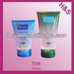 50mm dia corlorful screw top hand cream plastic tube T008