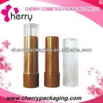 injection lipstick tube with transparent cap cosmetic packaging