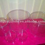 transparent plastic jar clear plastic tube