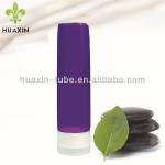 clear cosmetic tube,white color printing plastic tube,packaging tube
