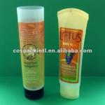 labeling packaging soft tube for body lotion