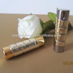 empty aluminum round lipstick tube