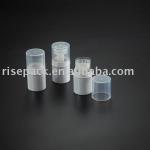 wholesale plastic Round Straight Balm Lipstick tubes