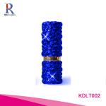 bling bling rhinestone plastic lip stick tube