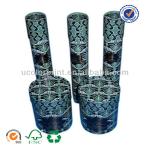 custom design black paper cosmetic tube made in china