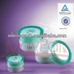 cosmetic opal glass cream jar with plastic cap china manufacturer