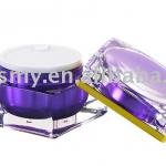 15g, 30g, 50g cosmetic packaging purple plastic (acrylic) cream jar