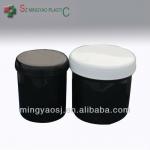 wholesale and manufacture black plastic jars 350ml&amp;500ml