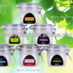 4oz square airtight jar cosmetic packaging