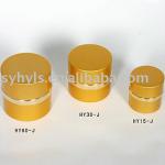 Empty Metal Plastic Cream Cosmetic Jar
