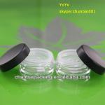 5g 10g plastic clear cosmetic jars for eyeshadow