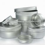 sliver cosmetic aluminium jar/tin/box/bottle have many sizes in my family