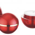 ball acrylic jars 15g acrylic cosmetic packaging cream jar lotion bottle