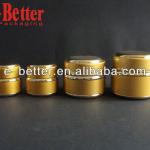 aluminum Series gold skin care jars
