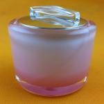 50ml pink acrylic cosmetic jar for creams/ cosmetic package