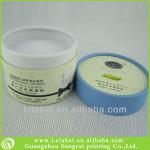Beauty round cosmetic cardboard box packaging