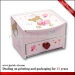Pink Bear Paper Cosmatic Packaging Box
