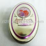 Oval air freshener tin box