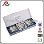 Embossing paper cosmetic packaging box