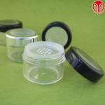 60ml clear plastic cosmetic body powder containers