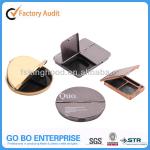 metal cosmetic packing box/powder compact case/solid perfume case