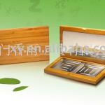 bamboo compact powder box for coametic package