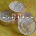 Cosmetic paper packaging loose powder container