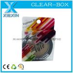small compact powder packaging box clear pvc