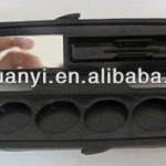 Plastic PP black makeup cosmetic eyeshadow container