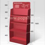 FL-200 colourful food / beverage / cosmetic promotion display (made of cardboard, fine appearance, hardness)