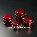 Round acrylic cream jars for cosmetic packing
