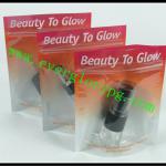 standing aluminum foil zip lock bag for cosmetic pack