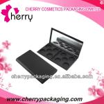 Square plastic cosmetic eyeshadow case packaging