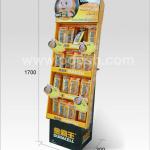 FL-067 colourful food / beverage / cosmetic promotion display (made of cardboard, fine appearance, hardness)