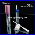 Korea Double color Lipstick golss for Cosmetic packaging Double Tube Lipstick gloss with Love hard tube lipgloss