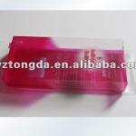 Foldable colored PVC plastic packaging box(WZ5549)