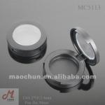 MC5113 Small single pan Eye shadow container with clear window lid