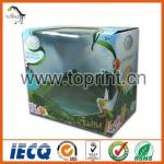Clear PVC window paper cosmetics box manufactuer,suppliers,exporters