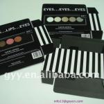 black paper Eye shadow packaging box