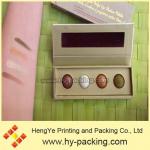 Height quality rigid cardboard eye shadow packing boxes