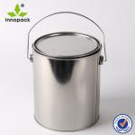 1 Gallon chemical galvanized paint buckets/can with lid for sale