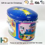 Christmas tin can High quality printed tin can, metal tin can