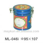 Coffee tin cans with air-tight sealed cap ML-046i